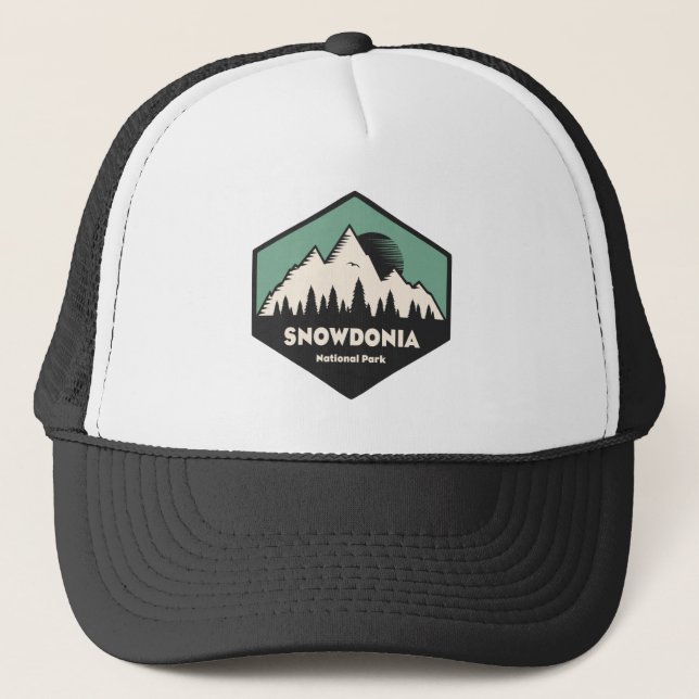 Gorra De Camionero Parque nacional Snowdonia (Anverso)