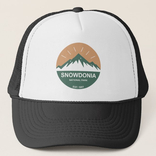 Gorra De Camionero Parque nacional Snowdonia (Anverso)