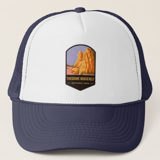 Gorra De Camionero Parque nacional Theodore Roosevelt (Anverso)