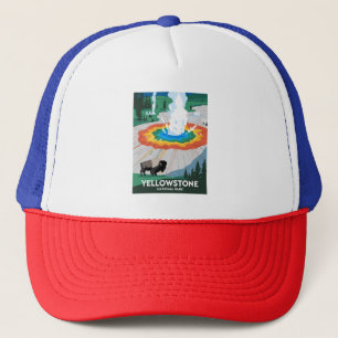 Gorra De Camionero Parque nacional Vivid Yellowstone
