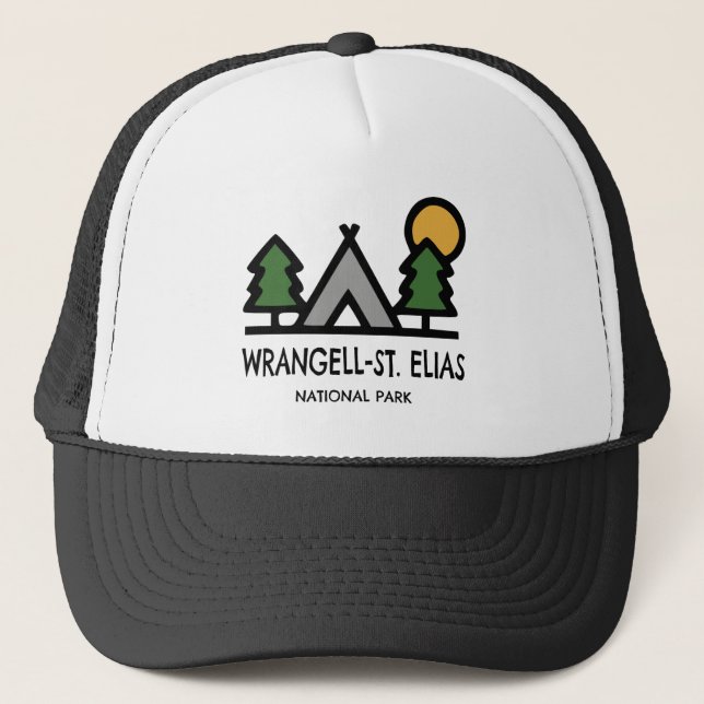 Gorra De Camionero Parque nacional Wrangell-St. Elias (Anverso)
