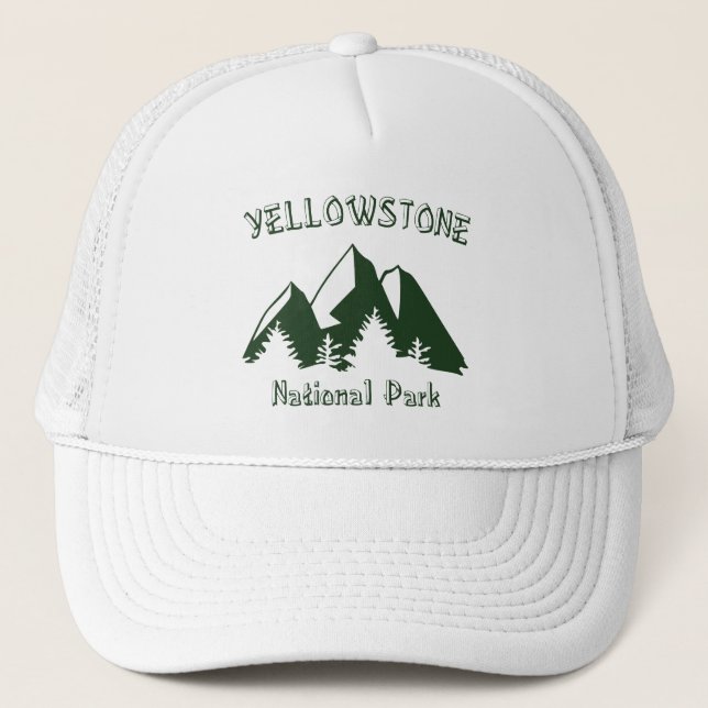 Gorra De Camionero Parque nacional Yellowstone (Anverso)