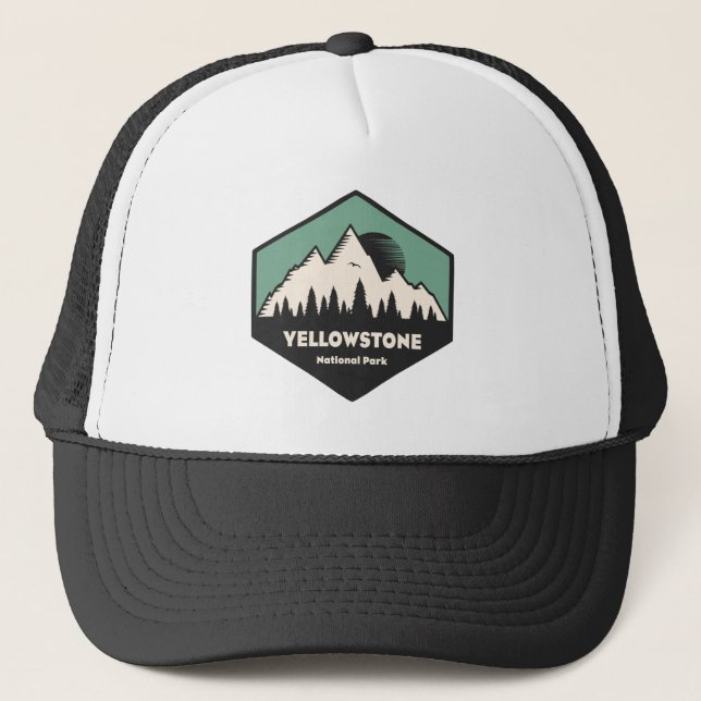 Gorra De Camionero Parque nacional Yellowstone (Anverso)