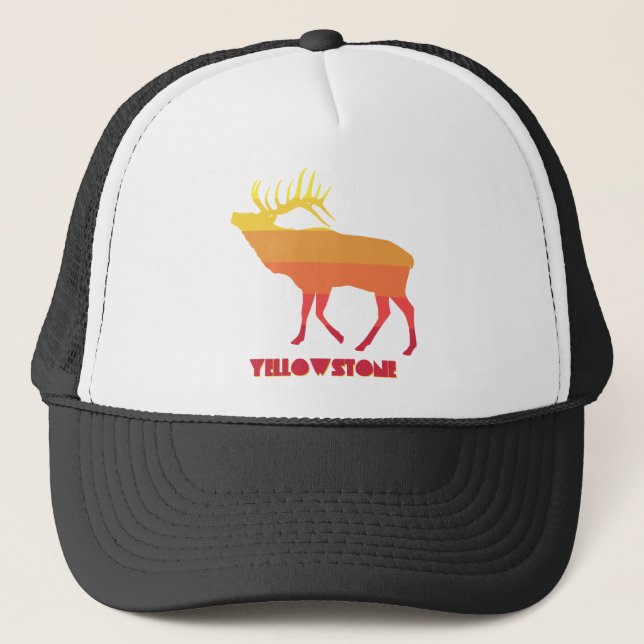 Gorra De Camionero Parque nacional Yellowstone Elk (Anverso)