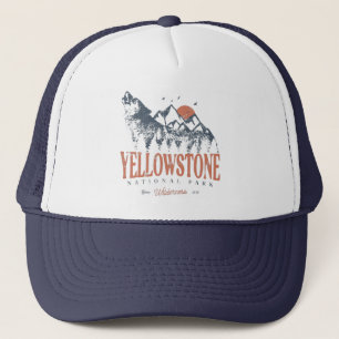 Gorra De Camionero Parque nacional Yellowstone Montañas Wolf