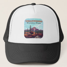 Gorra De Camionero Parque nacional Yellowstone Wyoming Bison Geyser
