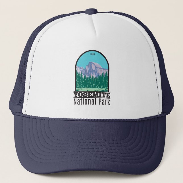 Gorra De Camionero Parque nacional Yosemite Half Dome California (Anverso)