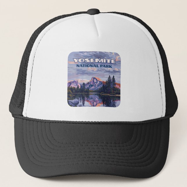 Gorra De Camionero Parque nacional Yosemite Half Dome California Suns (Anverso)