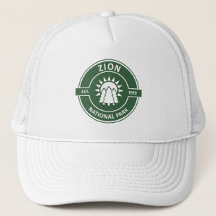 Gorra De Camionero Parque Nacional Zion Sol Árboles