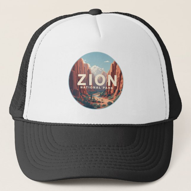 Gorra De Camionero Parque nacional Zion Utah (Anverso)