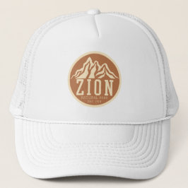 Gorra De Camionero Parque nacional Zion Utah Estados Unidos Retro al 