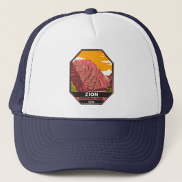Gorra De Camionero Parque nacional Zion Vintage Utah 