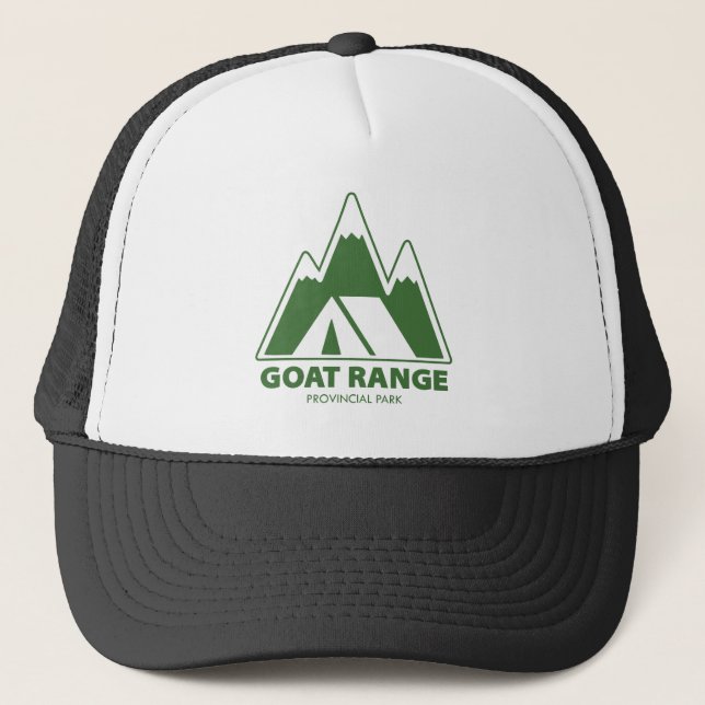 Gorra De Camionero Parque Provincial Goat Range Montañas Camping (Anverso)