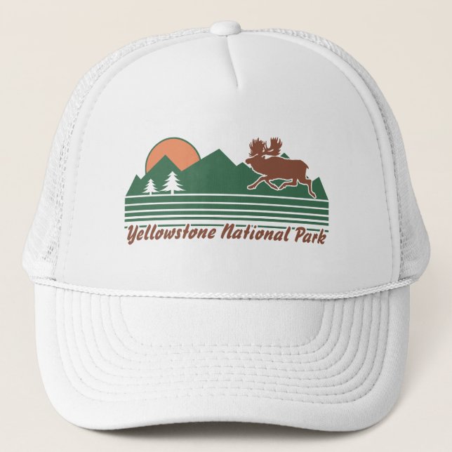 Gorra De Camionero Parque Yellowstone (Anverso)