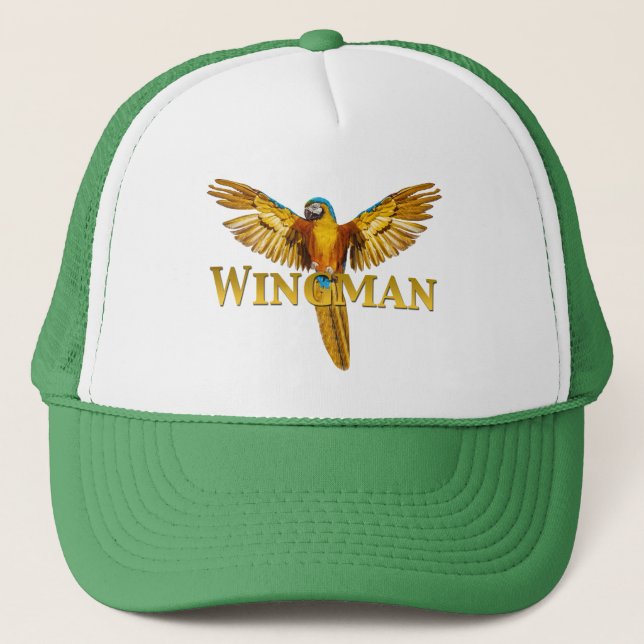 Gorra De Camionero Parrot Wingman (Anverso)