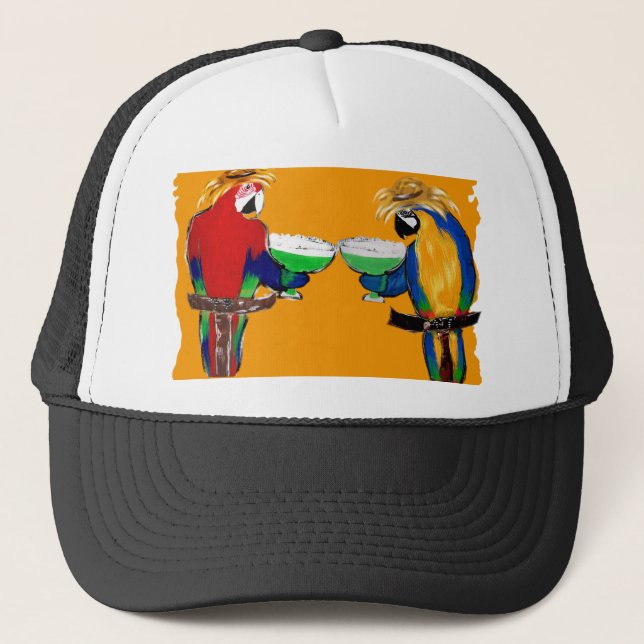 Gorra De Camionero Parrots de Drunkin (Anverso)