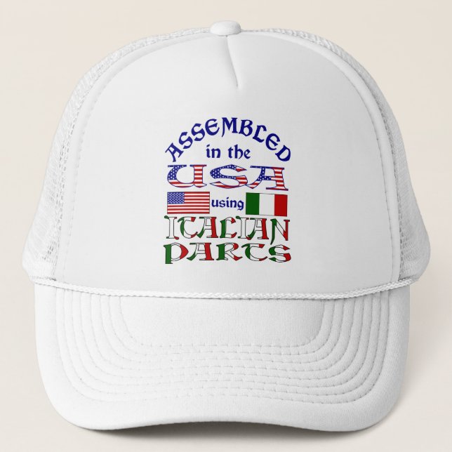 Gorra De Camionero Partes italianas (Anverso)