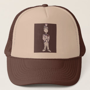 Gorra De Camionero Partido del bachiller Tuxedo Groom