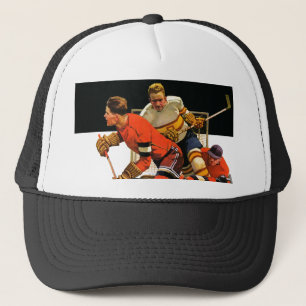 Gorra De Camionero Partido del hockey sobre hielo
