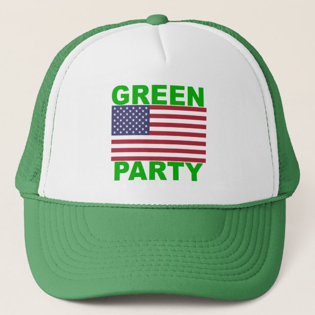 Gorra De Camionero Partido Verde los E.E.U.U. (Anverso)