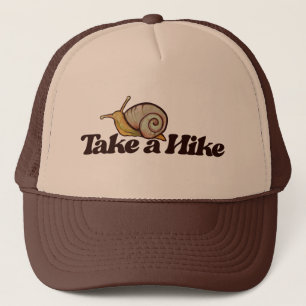Gorra De Camionero Paseando por la naturaleza del caracol