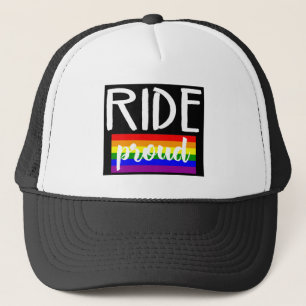 Gorra De Camionero Paseo en bicicleta orgulloso
