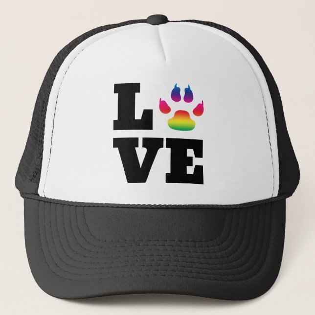 Gorra De Camionero Pasta arcoiris (Anverso)