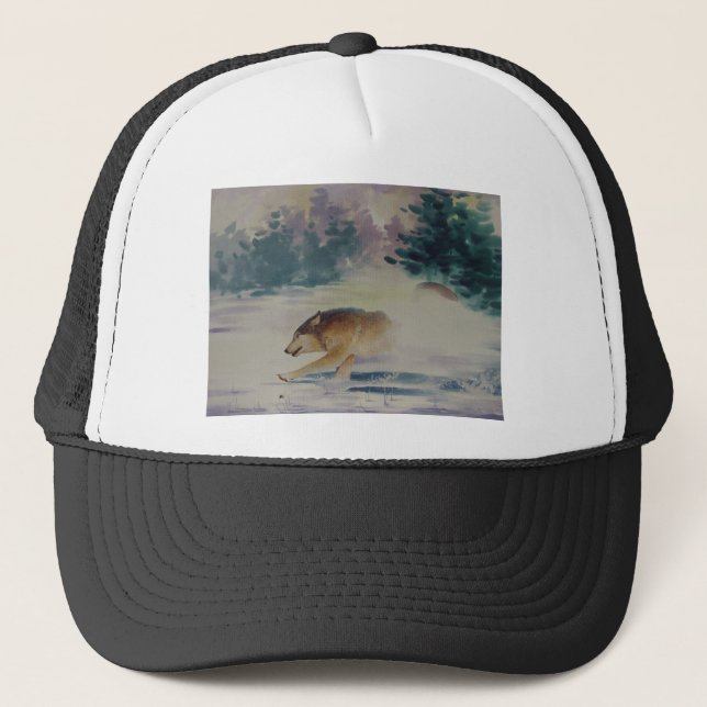 Gorra De Camionero Pastel del lobo (Anverso)