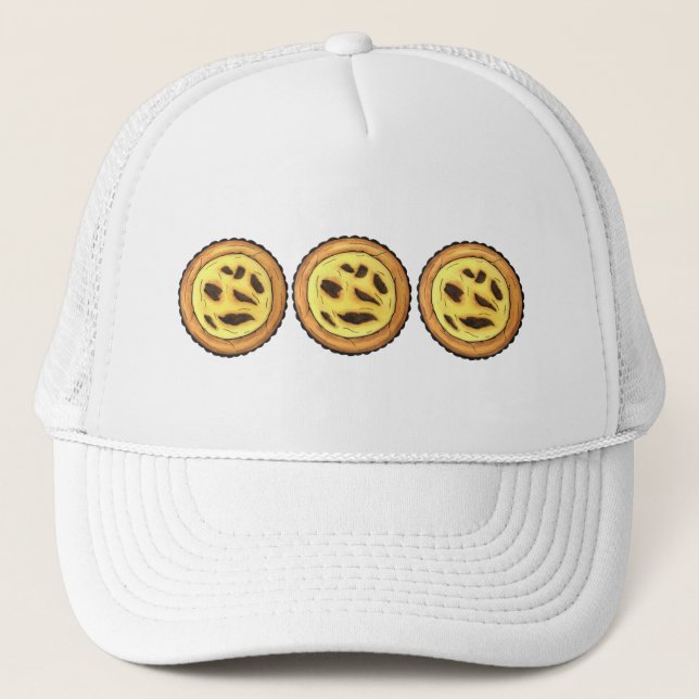 Gorra De Camionero Pastel Pastéis de Nata (Anverso)