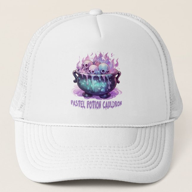 Gorra De Camionero Pastel Potion Cauldron (Anverso)
