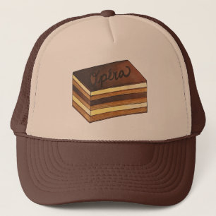 Gorra De Camionero Pastelería francesa Opéra Cake Dessere