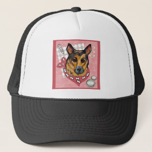 GORRA DE CAMIONERO PASTOR ALEMÁN