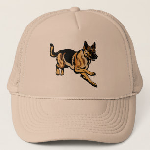 Gorra De Camionero pastor alemán