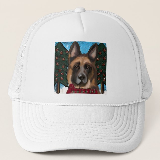 Gorra De Camionero Pastor alemán (Anverso)