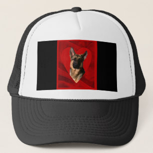 Gorra De Camionero Pastor Alemán San Valentín