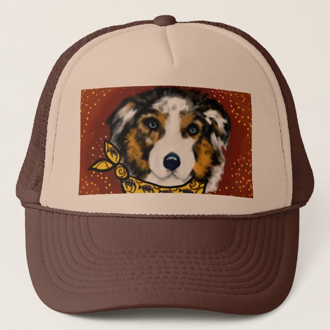 GORRA DE CAMIONERO PASTOR AUSTRALIANO   (Anverso)