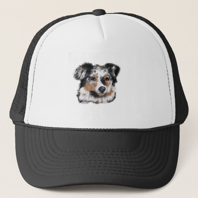 Gorra De Camionero Pastor Australiano (Anverso)