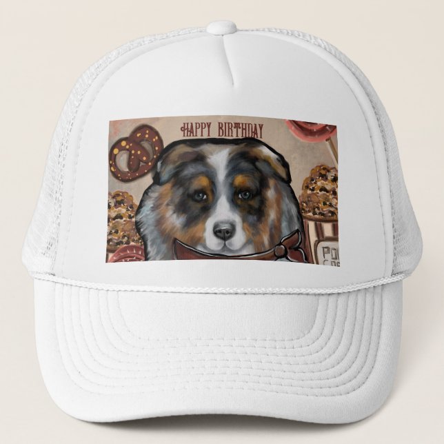 GORRA DE CAMIONERO PASTOR AUSTRALIANO (Anverso)