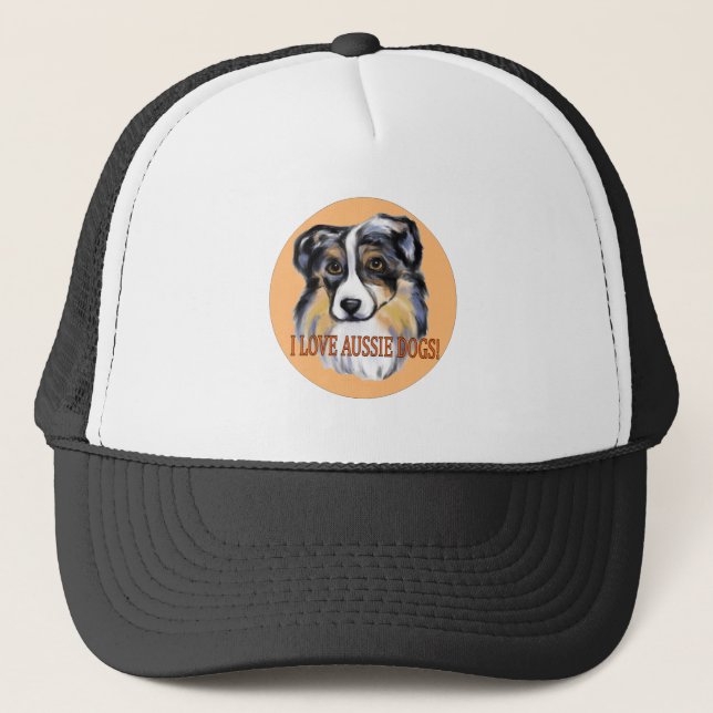 GORRA DE CAMIONERO PASTOR AUSTRALIANO (Anverso)