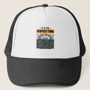 Gorra De Camionero Pastor Bohemio Tipografía Vintage Amante de los Pe