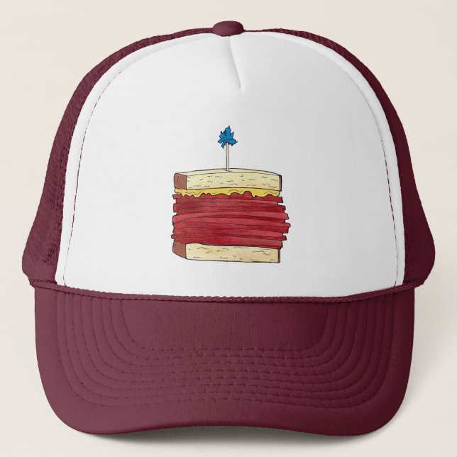 Gorra De Camionero Pastrami on Rye NYC Kosher Jewish Deli Sandwich (Anverso)