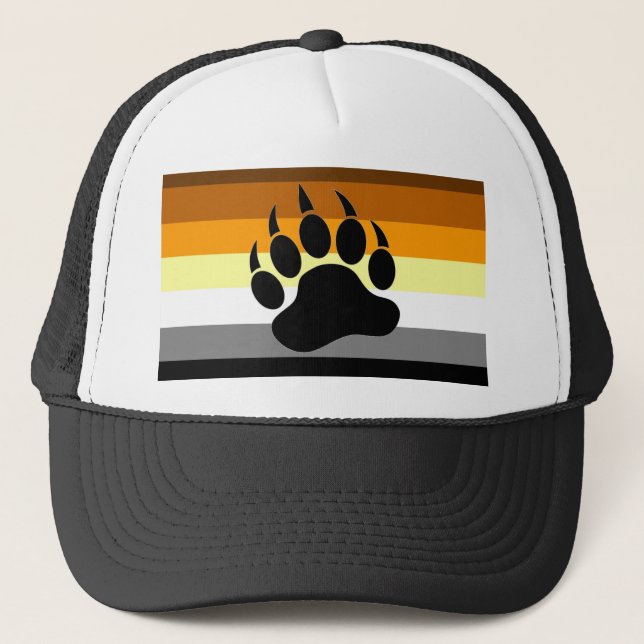 Gorra De Camionero Pata del orgullo del oso (Anverso)