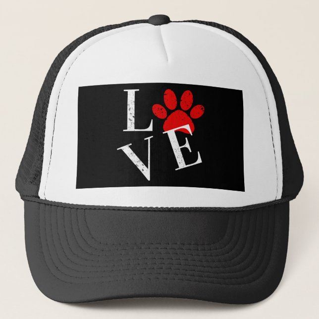GORRA DE CAMIONERO PATAS DE PERRO AMOR MODERNO   (Anverso)