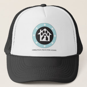 Gorra De Camionero Patas para el rescate del perro de los hogares -