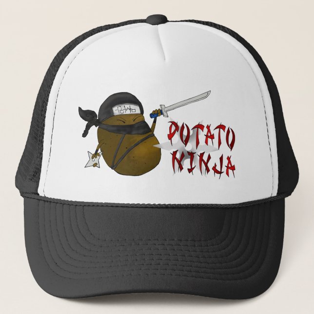 Gorra De Camionero Patata Ninja (Anverso)