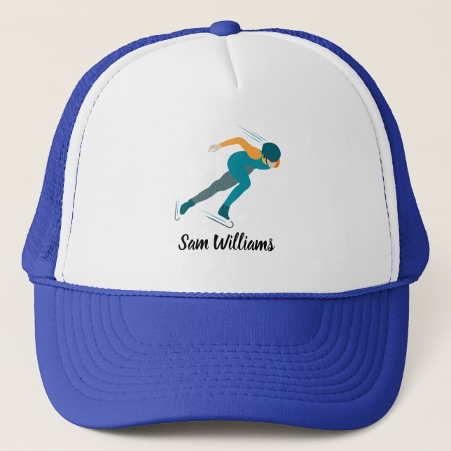 Gorra De Camionero Patinaje de velocidad (Anverso)