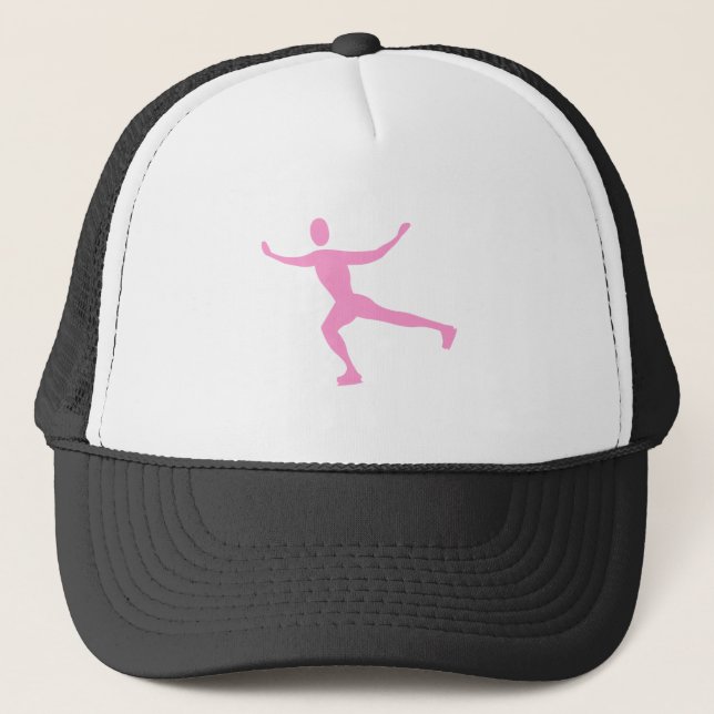Gorra De Camionero Patinaje sobre hielo - Rosa (Anverso)