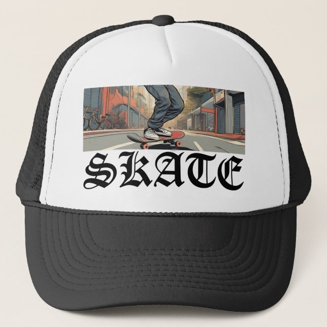 Gorra De Camionero Patinar (Anverso)