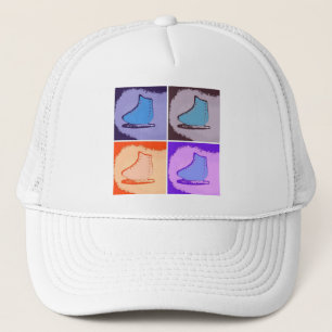 Gorra De Camionero Patines de hielo/Que nieve deje nevar