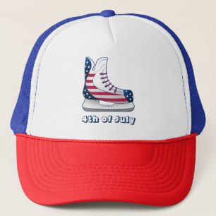 Gorra De Camionero Patines de hockey de EE. UU.